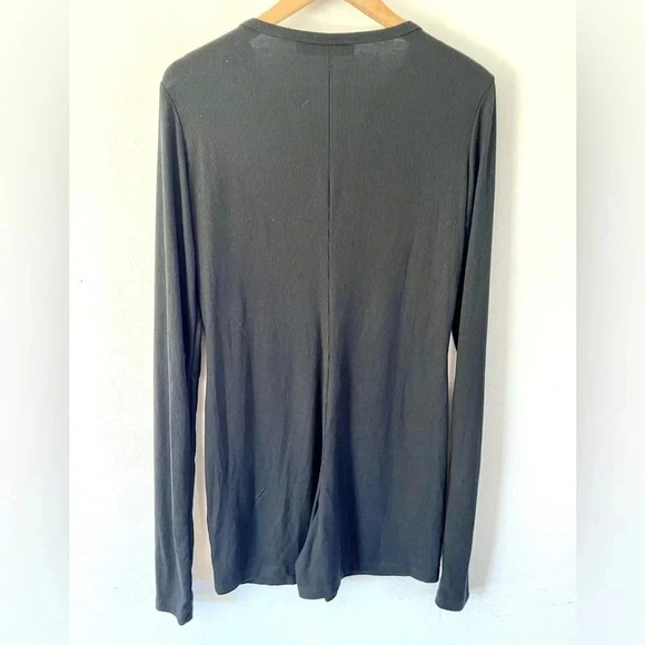 Lioness Angel Romper Black Button Front Ribbed Long Sleeve Size XXL, NWOT - Picture 9 of 11